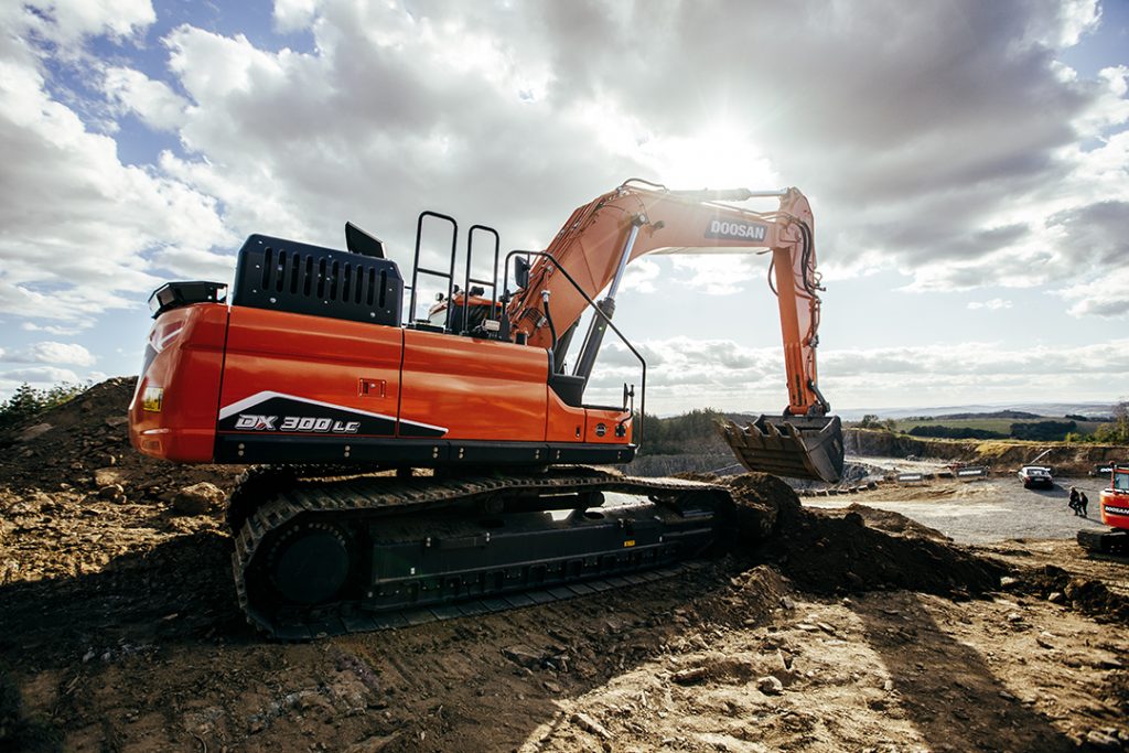 Doosan Tracked Excavator on Contract Hire